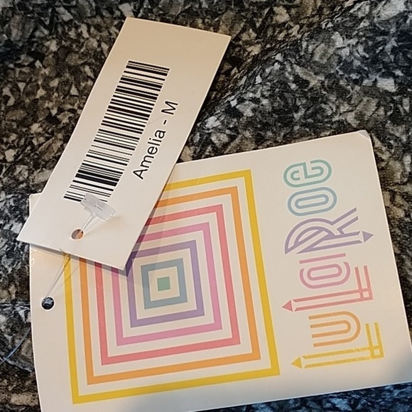 LuLaRoe Amelia Fit and Flare Dress M - Picture 9 of 11